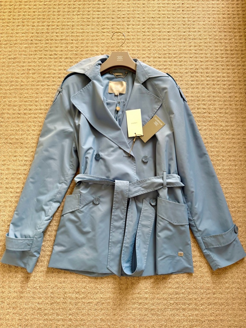 Soia & Kyo Medina Belted Trench Coat